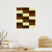 Veel chocolade-Poster Poster (Keuken)