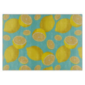 Veel citroenen glazen snijplank (Voorkant)