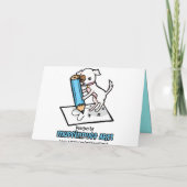 Veel cupcakes verjaardagskaart kaart (Achterkant)