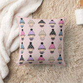 Veel Cute Babies op roze pokadot Kussen (Deken)