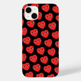 Veel Cute Red Hearts met Eyes Case-Mate iPhone 14 Plus Hoesje