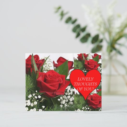 VEEL DACHT! Briefkaart (Staand voorkant)