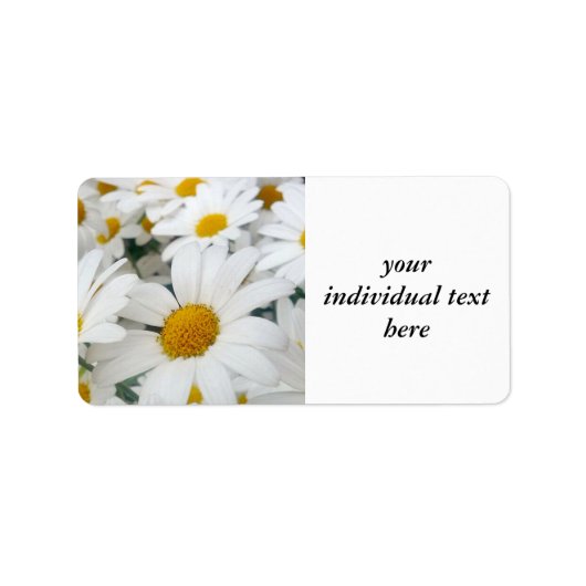 veel Daisies Etiket (Voorkant)