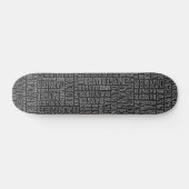 Veel Dangers III - zwart Persoonlijk Skateboard (Horizontaal)