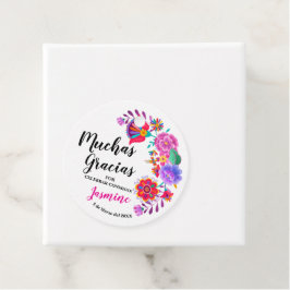 Veel Dank Verjaardagsfeest Bedankjes Labels