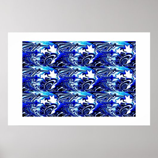 Veel dansende watergeesten poster (Voorkant)