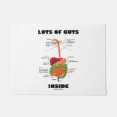 Veel darmen in de Humor van het spijsverteringsste Deurmat (Voorkant)