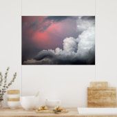 Veel dingen in de wolken poster (Keuken)