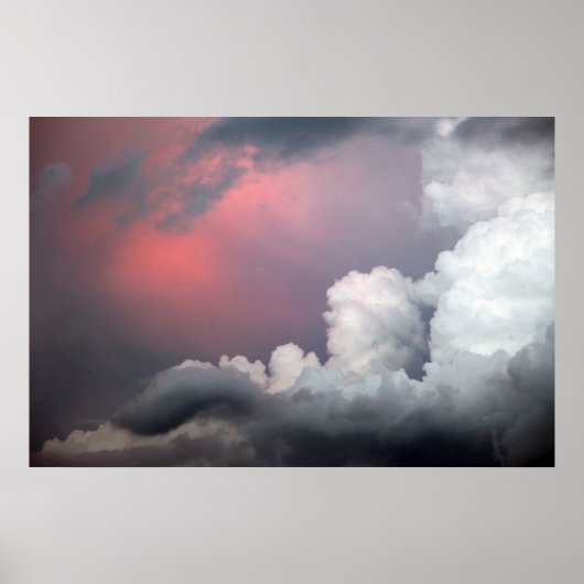 Veel dingen in de wolken poster (Voorkant)