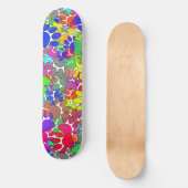 Veel dog verfdrukken overal persoonlijk skateboard (Voorkant)