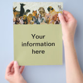 Veel Dogs Collage flyers (Hand)