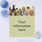 Veel Dogs Collage flyers (Enkel)