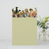 Veel Dogs Collage Letterhead Briefpapier (Staand voorkant)