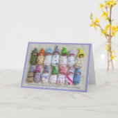 VEEL en PARTIJEN de Leuke Babys van de Klei met Kaart (Gele Bloem)