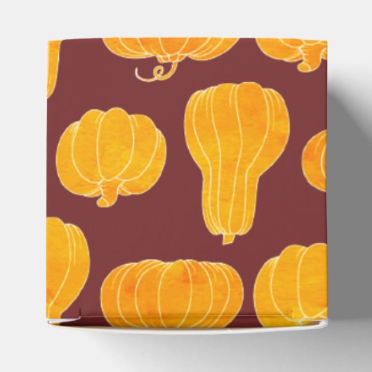 Veel en veel pompoenen bedankdoosjes (Bovenkant)