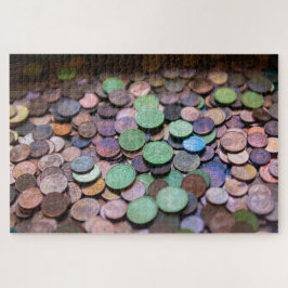 Veel euromunten in een aanbod - Moeilijk Legpuzzel