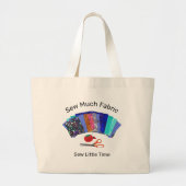 Veel fabric-quilter's naaien grote tote bag (Voorkant)