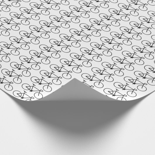 Veel fietspictogrammen die papier verpakken (Hoek)