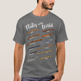 Veel fluiten van de wereld Fluit T-shirt