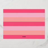 Veel Folie Valentijnsdag Kaart (Achterkant)