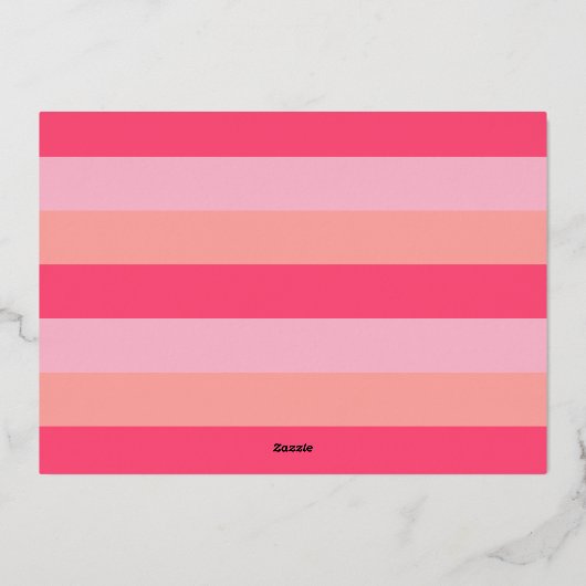 Veel Folie Valentijnsdag Kaart (Achterkant)