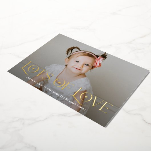 Veel Folie Valentijnsdag Kaart (Gedraaid)