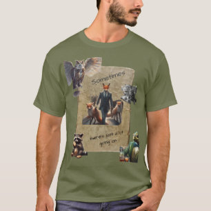 Veel gaande verhalenboek bosdieren t-shirt