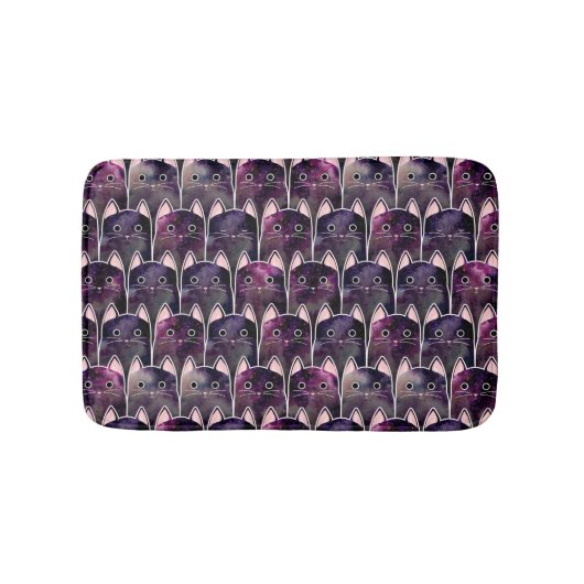 Veel galaxy Cats Pattern Badmat (Voorkant)