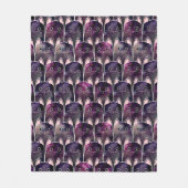 Veel galaxy Cats Pattern Fleece Deken (Voorkant)