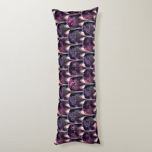 Veel galaxy Cats Pattern Lichaamskussen (Achterkant (Verticaal))