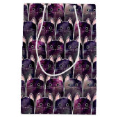 Veel galaxy Cats Pattern Medium Cadeauzakje (Achterkant)