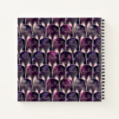 Veel galaxy Cats Pattern Notitieboek (Achterkant)