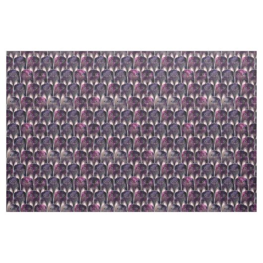 Veel galaxy Cats Pattern Stof (Fat Quarter)