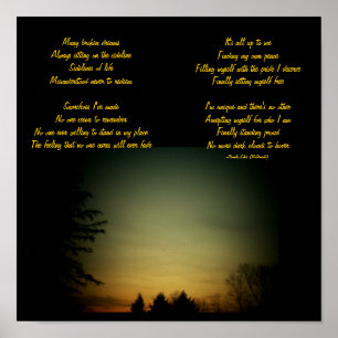 Veel gebroken dromen... gedicht/sms-Poster-door-mi Poster