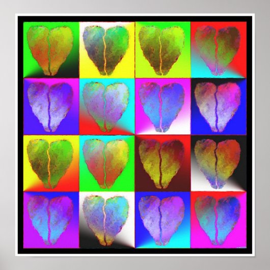 veel gebroken harten poster (Voorkant)