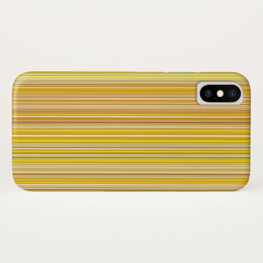 Veel gekleurde strepen in geel... Case-Mate iPhone case (Achterkant (horizontaal))