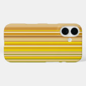 Veel gekleurde strepen in geel... Case-Mate iPhone case (Achterkant (horizontaal))