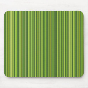 Veel gekleurde strepen in groen muismat