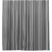 Veel gekleurde strepen in het blauw in grijs douchegordijn (Voorkant)