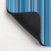 Veel gekleurde strepen in het blauw muismat (Hoek)