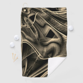 Veel gekrompen dennenden met groeven golfhanddoek