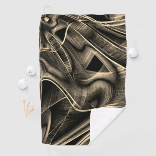 Veel gekrompen dennenden met groeven golfhanddoek (Insitu)