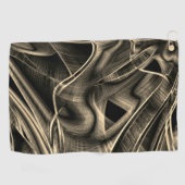 Veel gekrompen dennenden met groeven golfhanddoek (Horizontaal)