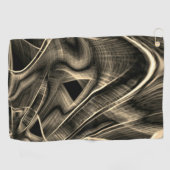 Veel gekrompen dennenden met groeven golfhanddoek (Horizontaal)