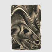 Veel gekrompen dennenden met groeven golfhanddoek (Voorkant)