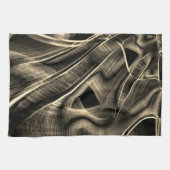 Veel gekrompen dennenden met groeven theedoek (Horizontaal)