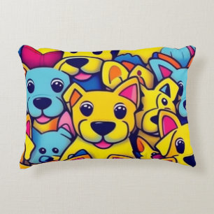 Veel gele honden blij honden accent kussen