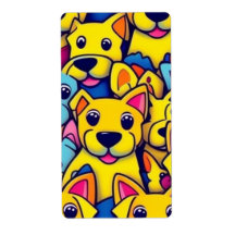 Veel gele honden blij honden