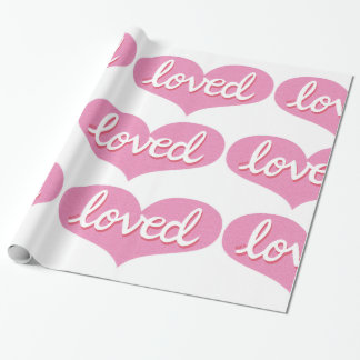 VEEL GELIEFD- aanbeden - Roze liefdesharten Cadeaupapier