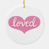 Veel geliefd - Ornament (Achterkant)